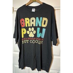 Men’s Grandpaw T-Shirt 2X Like A Regular Grandpa But Cooler Funny Gag Joke Gift